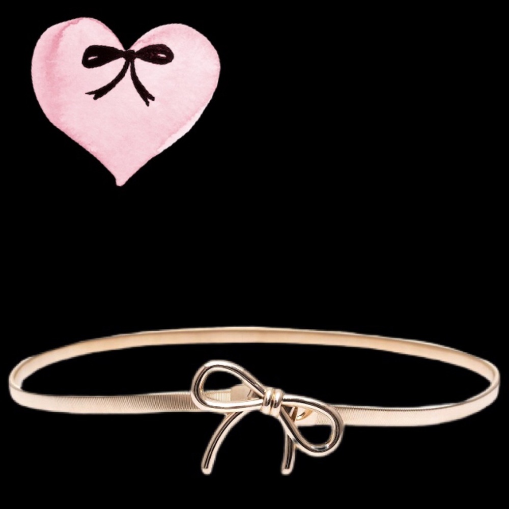 BrAND NEW SUPER CUTE TIE BELT GOLD - Picture 3 of 6